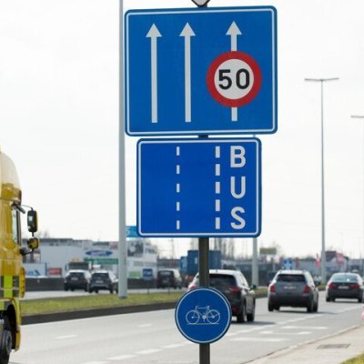 verkeersborden rijstroken snelheid