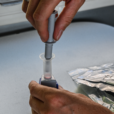 Toestel politie speekseltest, drugstest