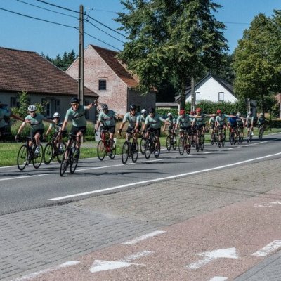 groep fietsers